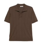 Polo in maglia in marrone Kangra - uomo 