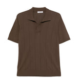 Polo in maglia in marrone Kangra - uomo 