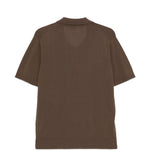 Polo in maglia in marrone Kangra - uomo 