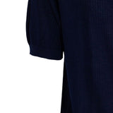 Polo con zip in blu Kangra - uomo 