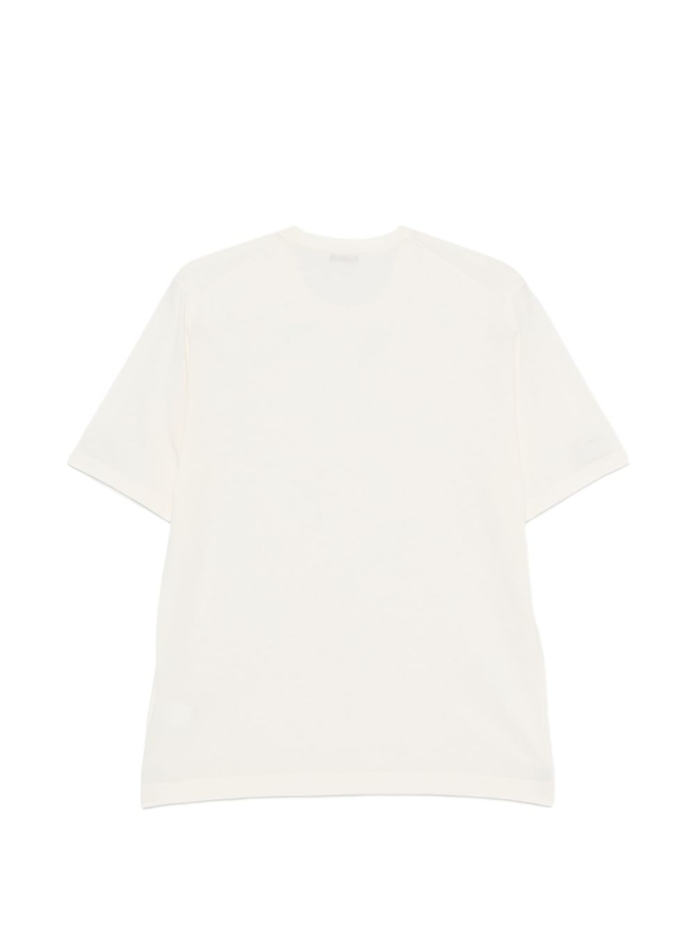 T-shirt girocollo in bianco Kangra - uomo 