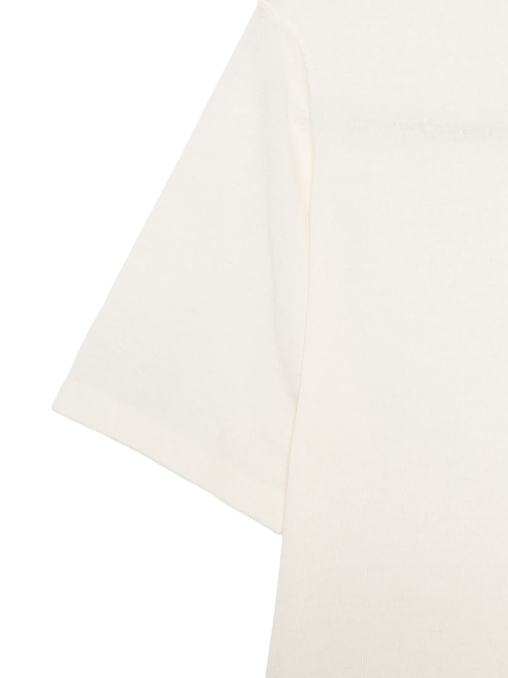T-shirt girocollo in bianco Kangra - uomo 