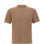 T-shirt girocollo in beige Kangra - uomo 