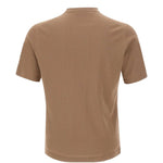 T-shirt girocollo in beige Kangra - uomo 