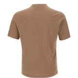 T-shirt girocollo in beige Kangra - uomo 