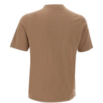 T-shirt girocollo in beige Kangra - uomo 