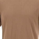T-shirt girocollo in beige Kangra - uomo 