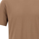 T-shirt girocollo in beige Kangra - uomo 