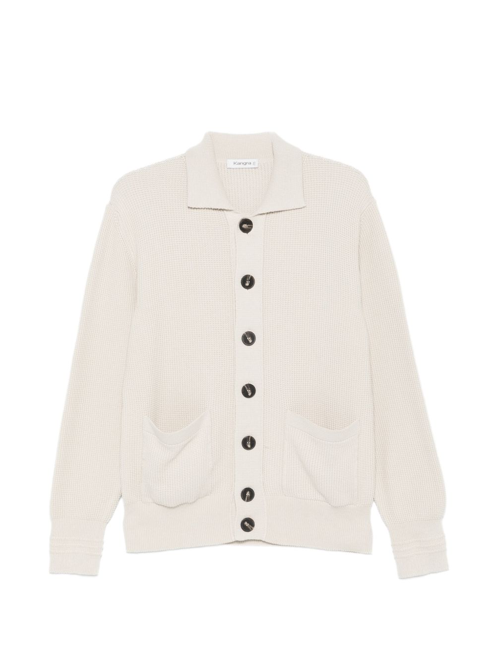 Cardigan con bottoni in beige Kangra - uomo 