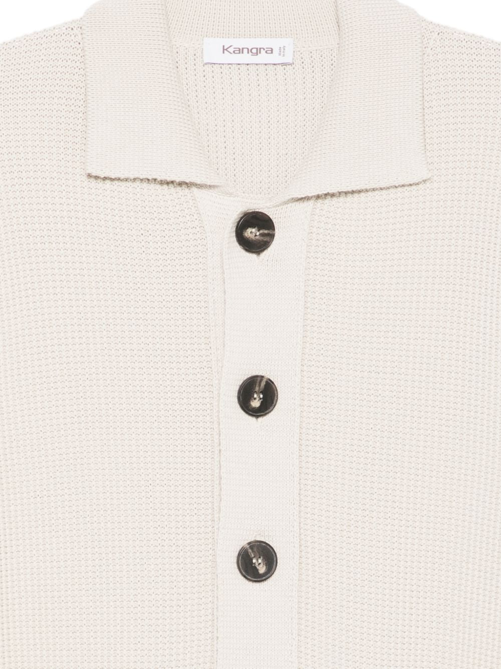Cardigan con bottoni in beige Kangra - uomo 
