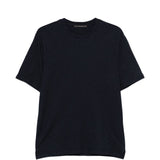 T-shirt girocollo in blu Kangra - uomo 