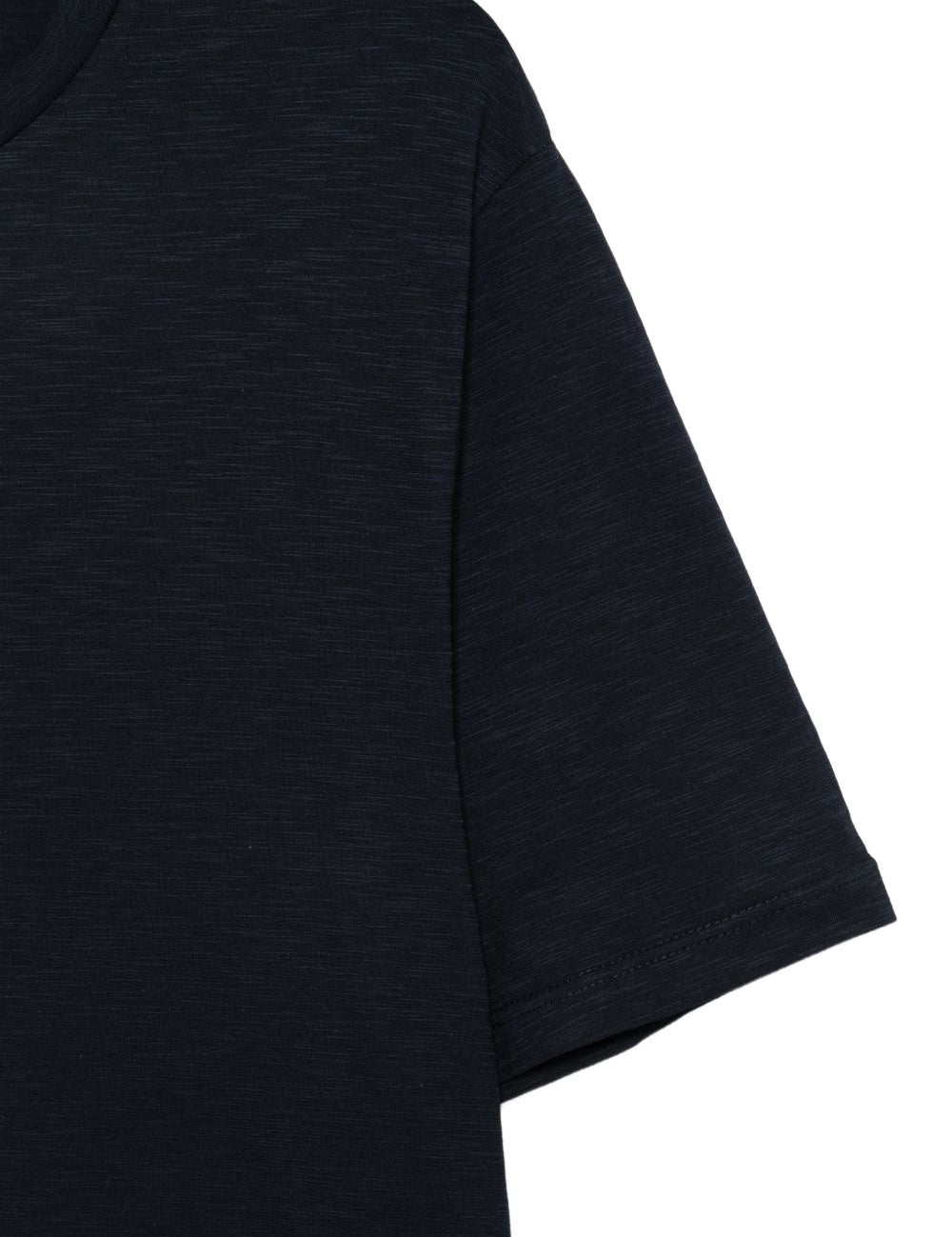 T-shirt girocollo in blu Kangra - uomo 