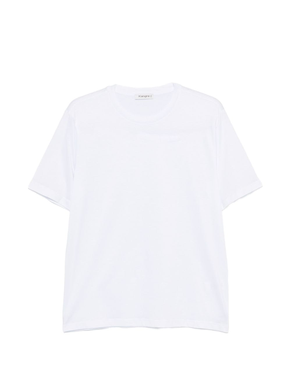 T-shirt girocollo in bianco Kangra - uomo 