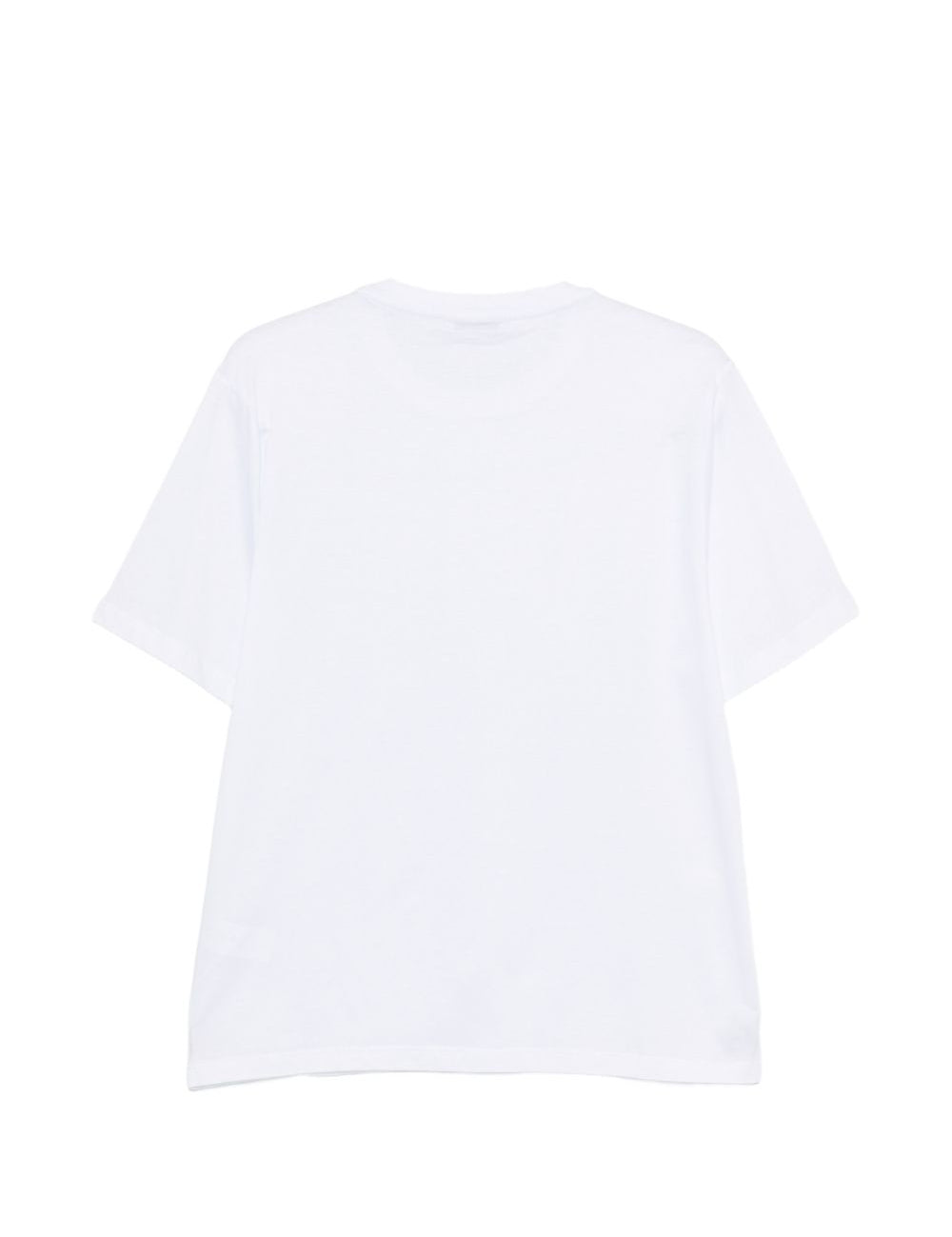 T-shirt girocollo in bianco Kangra - uomo 