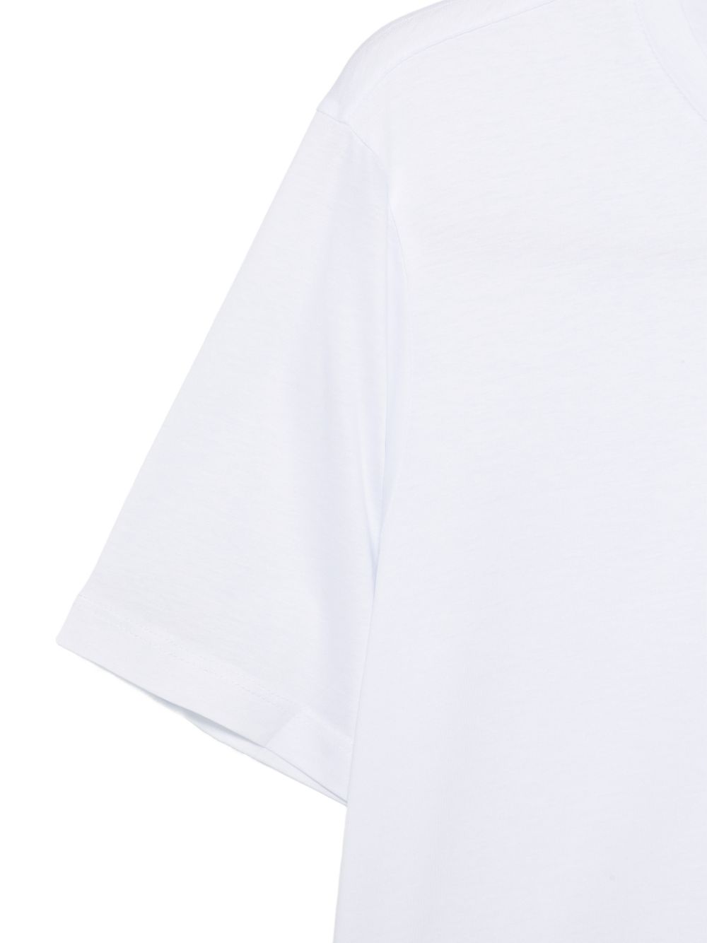 T-shirt girocollo in bianco Kangra - uomo 
