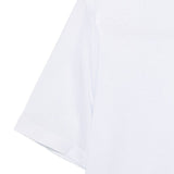 T-shirt girocollo in bianco Kangra - uomo 