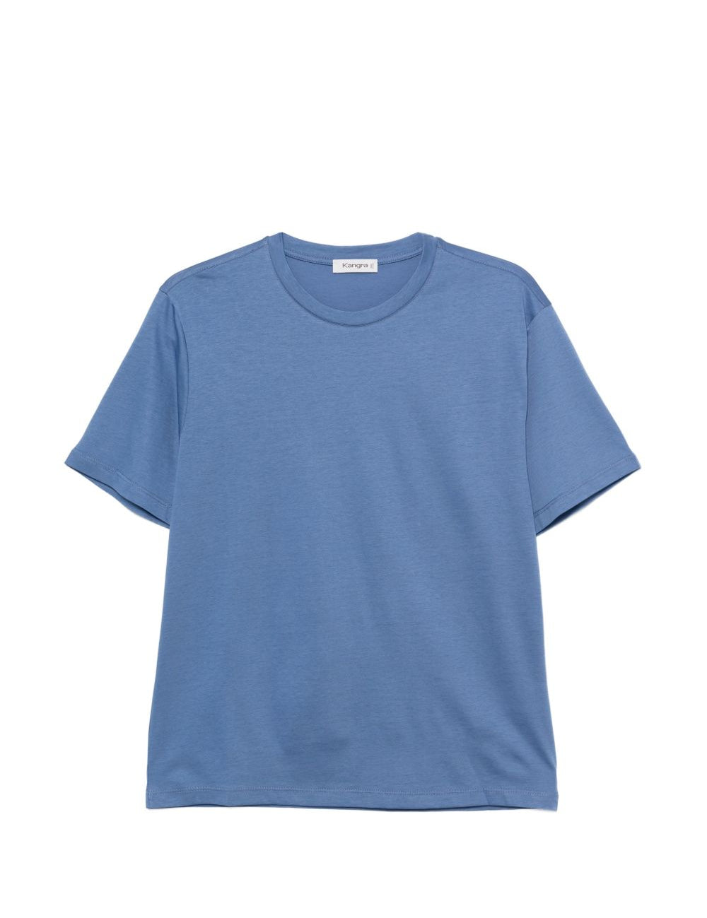 T-shirt girocollo in azzurro Kangra - uomo 