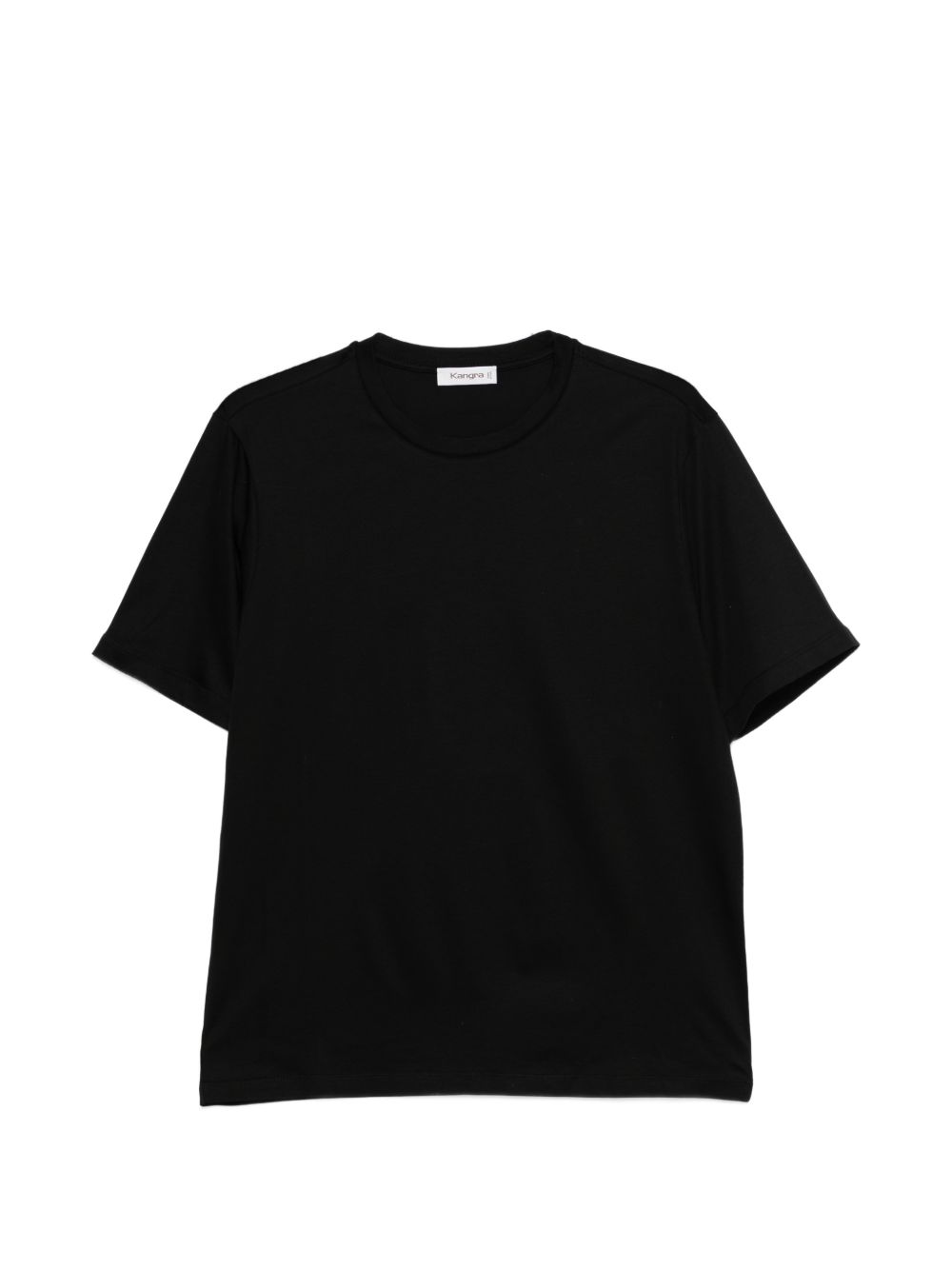 T-shirt girocollo in nero Kangra - uomo 