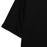 T-shirt girocollo in nero Kangra - uomo 