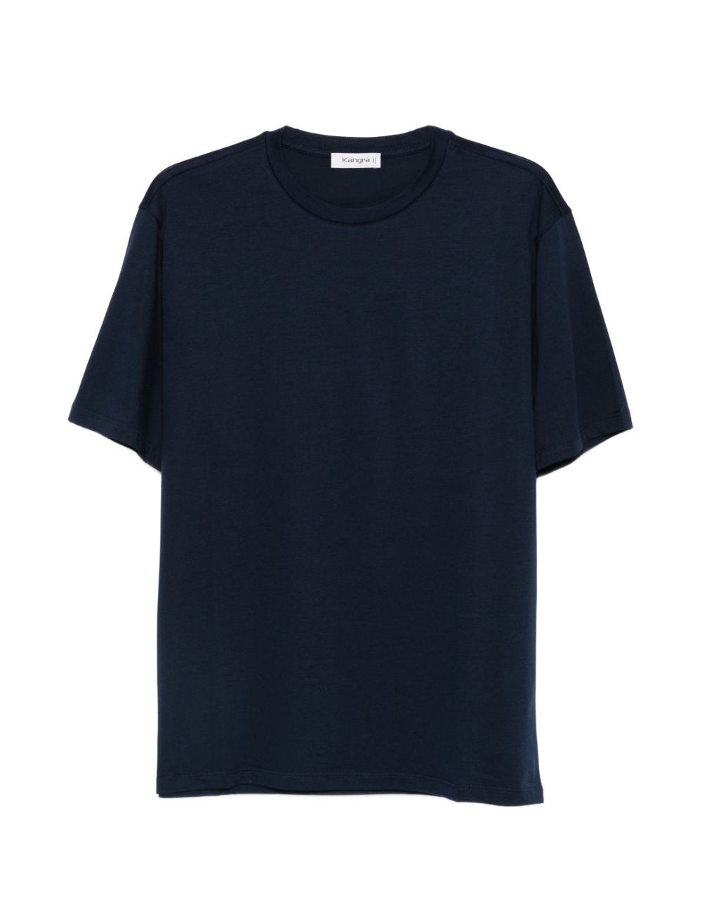 T-shirt girocollo in blu Kangra - uomo 