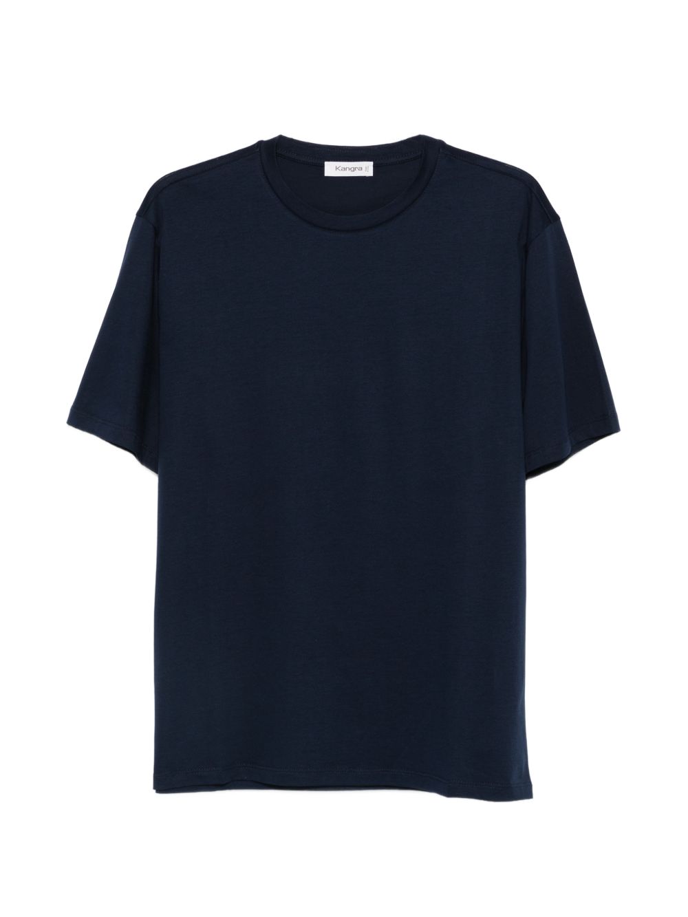 T-shirt girocollo in blu Kangra - uomo 