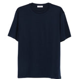 T-shirt girocollo in blu Kangra - uomo 