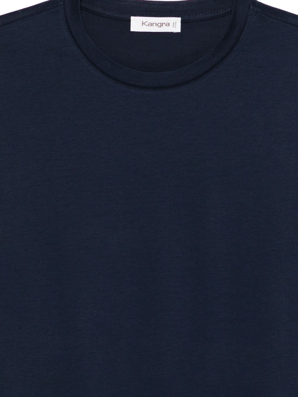 T-shirt girocollo in blu Kangra - uomo 
