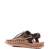 Sandali intrecciati uneek lea in marrone Keen - unisex 