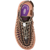 Sandali intrecciati uneek lea in marrone Keen - unisex 
