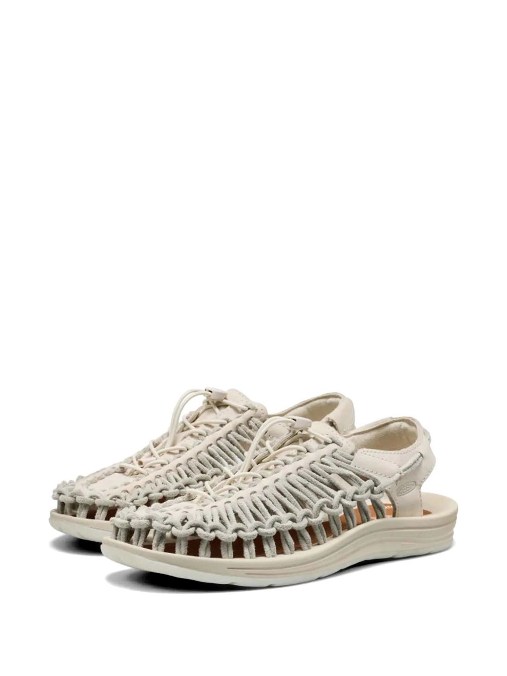 Sandali intrecciati in pelle beige uneek Keen - unisex 