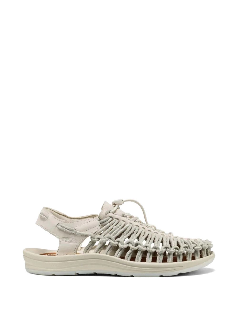 Sandali intrecciati in pelle beige uneek Keen - unisex 