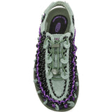 Sandali uneek con cordino intrecciato in verde Keen - unisex 