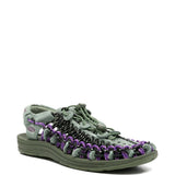 Sandali uneek con cordino intrecciato in verde Keen - unisex 