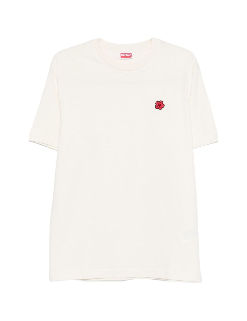 T-shirt con applicazione in bianco Kenzo - uomo 