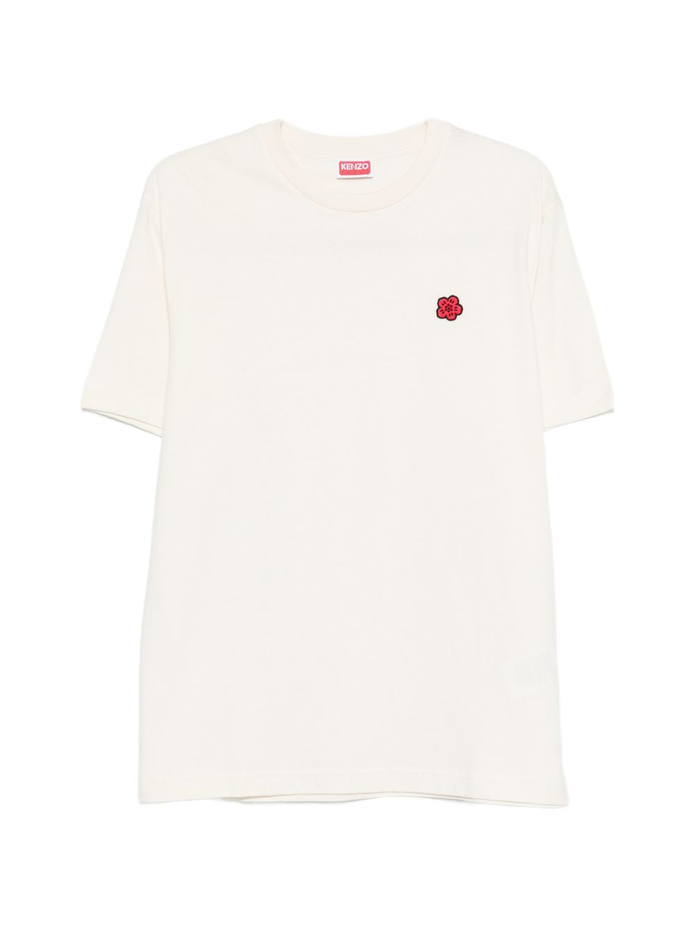 T-shirt con applicazione in bianco Kenzo - uomo 