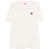 T-shirt con applicazione in bianco Kenzo - uomo 