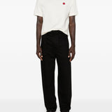 T-shirt con applicazione in bianco Kenzo - uomo 