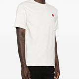 T-shirt con applicazione in bianco Kenzo - uomo 
