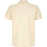 Polo con logo e toppa a fiore boke e ricamo in beige Kenzo - uomo 