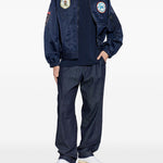 Bomber con applicazioni logo in blu Kenzo - uomo 