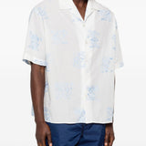 Camicia con ricami in bianco Kenzo - uomo 