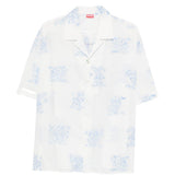 Camicia con ricami in bianco Kenzo - uomo 