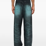 Jeans lavati in blu Kenzo - uomo 