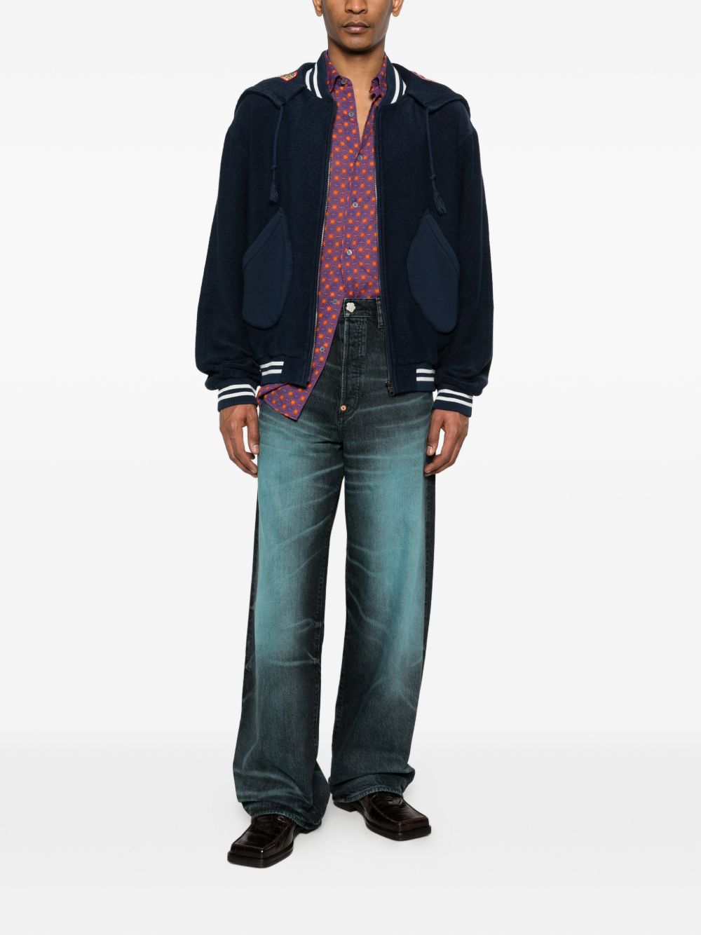 Jeans lavati in blu Kenzo - uomo 