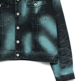 Giacca denim con stampa in nero Kenzo - uomo 