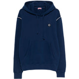 Felpa con cappuccio e logo in blu Kenzo - uomo 