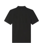 Polo in cotone con applicazione logo in nero Kenzo - uomo 