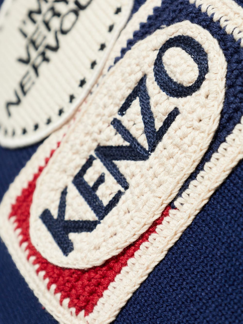 Maglione girocollo a maniche lunghe in blu Kenzo - uomo 