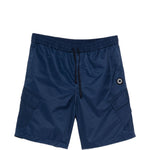 Pantaloncini con logo e toppa in blu Kenzo - uomo 