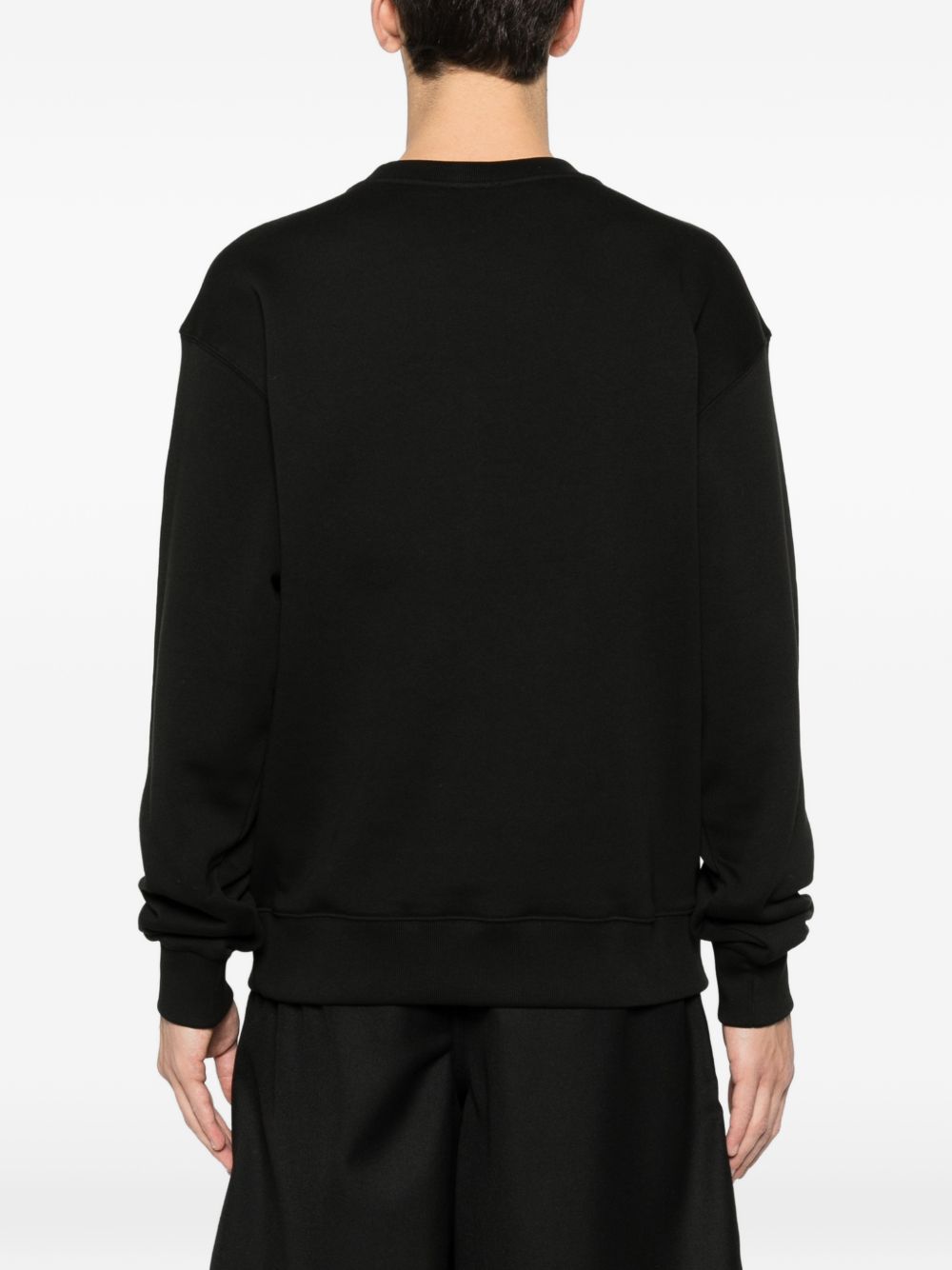 Felpa con ricamo in nero Kenzo - uomo 